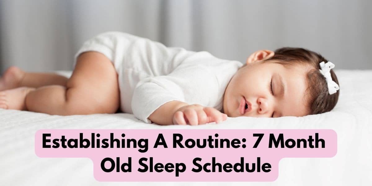 Establishing A Routine: 7 Month Old Sleep Schedule