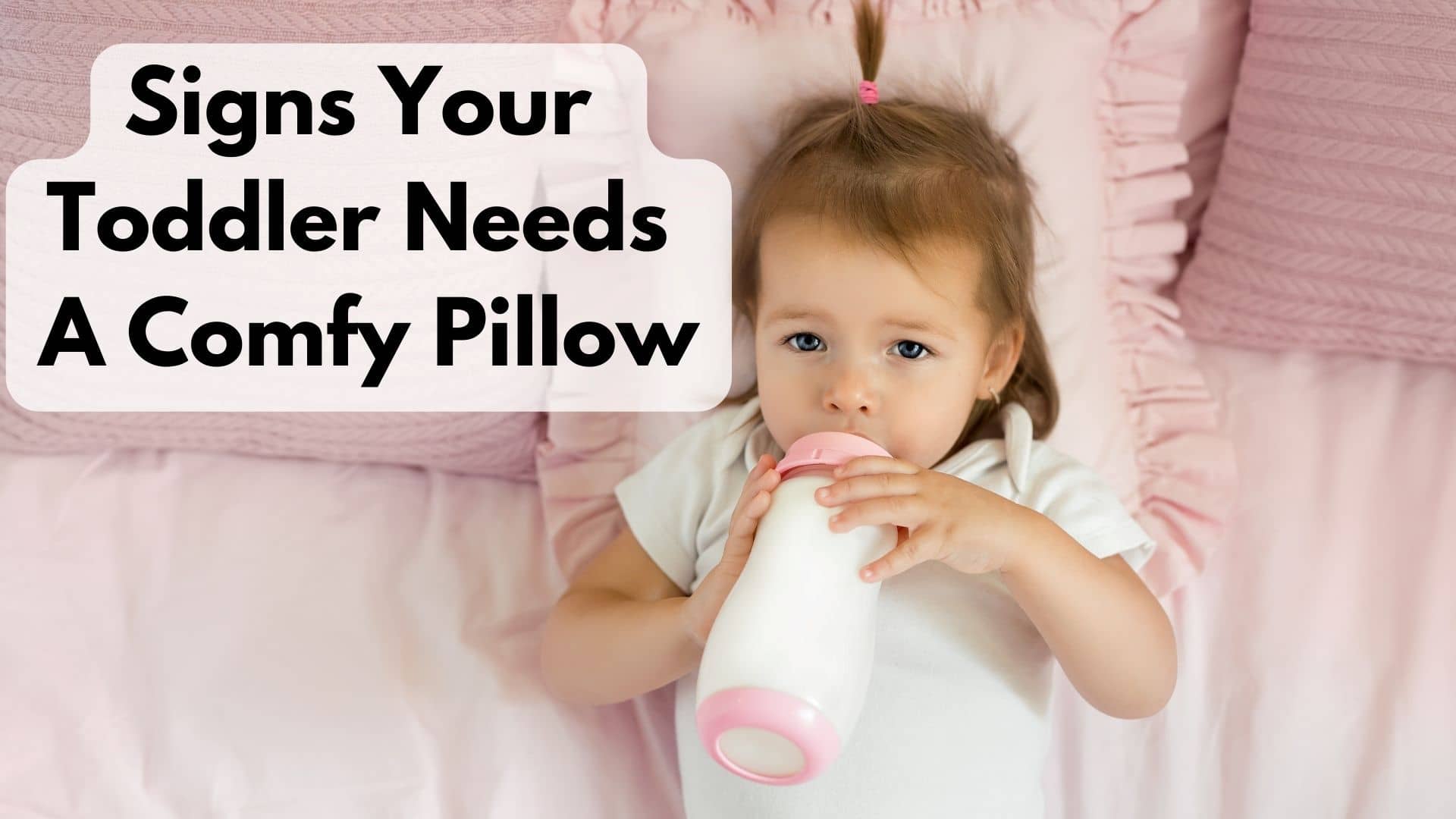 Signs Your Toddler Needs A Comfy Pillow?